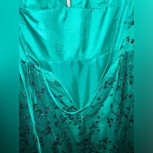 Blush by Alexia Designs - 20340 Embroidered Lace Sleeveless Gown - Picture 12 of 13